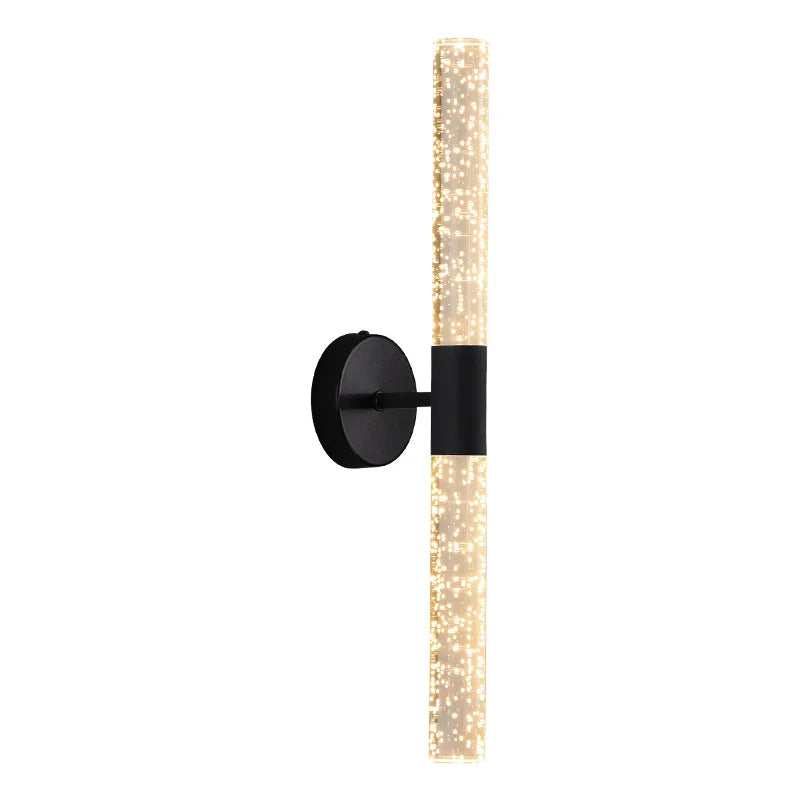 Nordic Bubbles Crystal Rod LED Wall Lamp – Modern Elegance