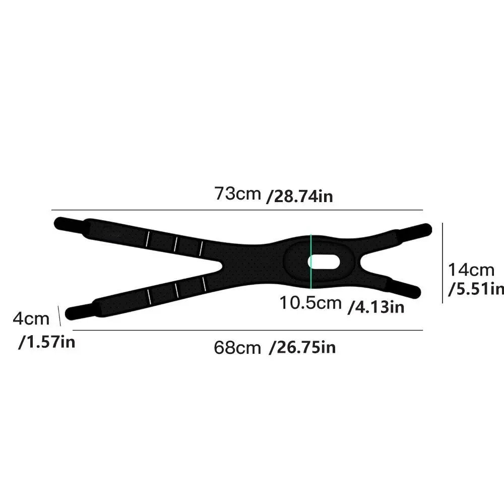 MOVIRA knee support laid flat: 73 cm across, 14 cm tall, 10.5 cm kneecap opening